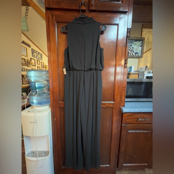 Women sz 8 marina dresses chiffon jumpsuit with embellishment tie waist - Picture 3 of 4